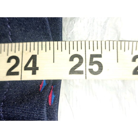 Nicklaus Boys Preppy Eco Choice Golf Polo Shirt| Large Navy Blue Mini Fish Print - Picture 5 of 5